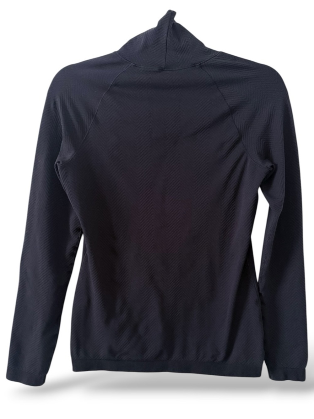 FIGS Threads for Threads Black Seamless Mock Neck Long Sleeve Underscrub M - Picture 3 of 8
